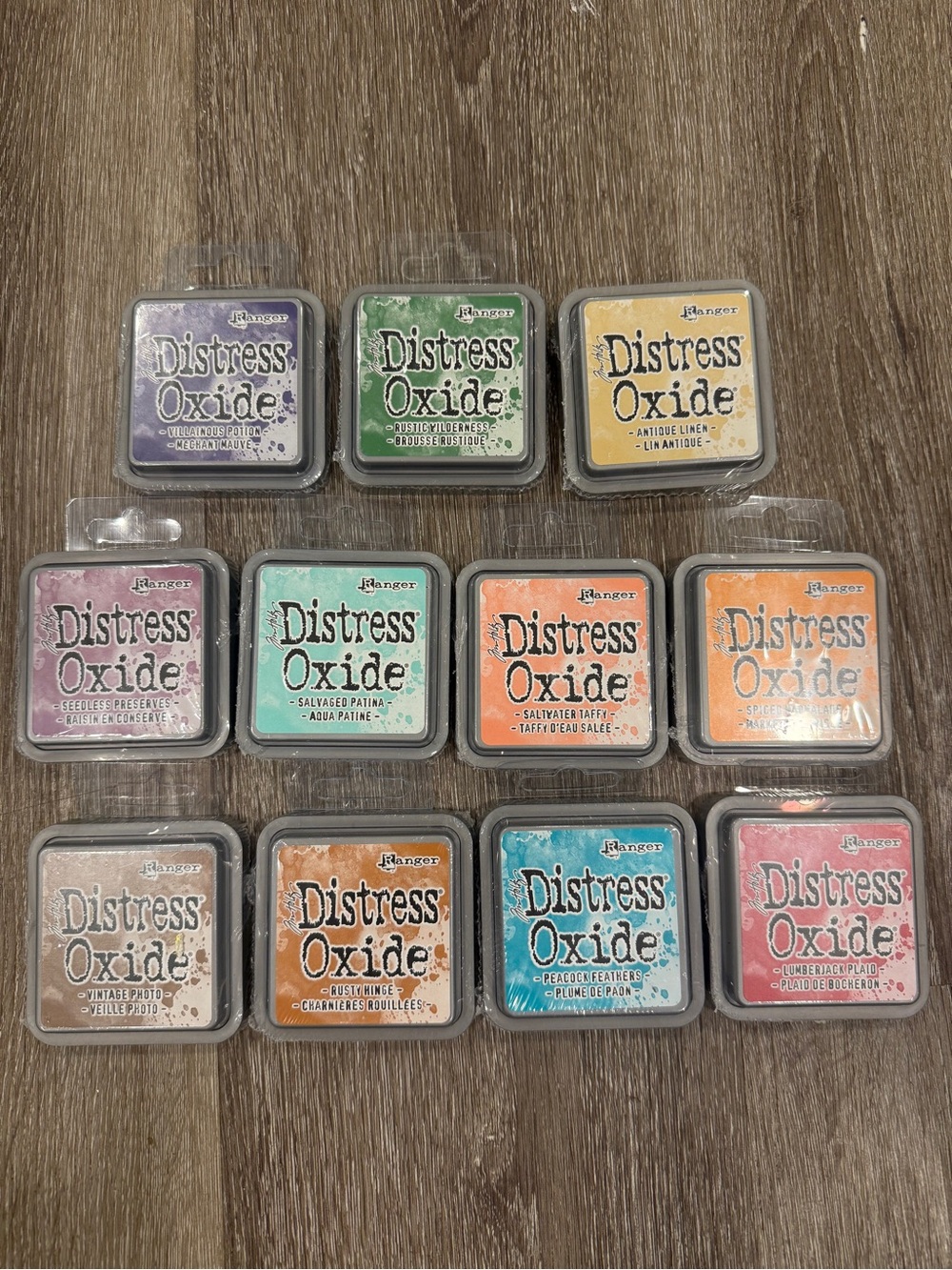 Lot of 11 Distress Oxide Ink Pad Set